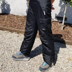 Women's Black Snowboarding Snow Pants Badd Co. XL